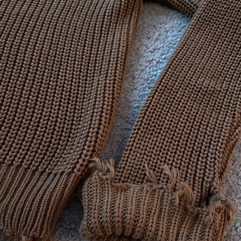 Brown Sweater (off the shoulder), Size Small